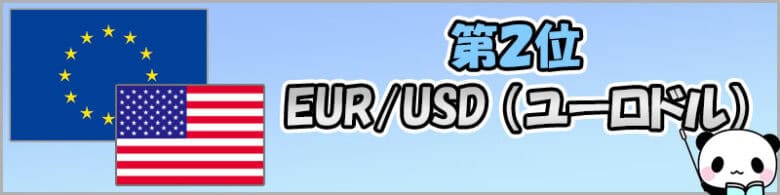 ハイローオーストラリアでおすすめな通貨ペア第2位はユーロドル