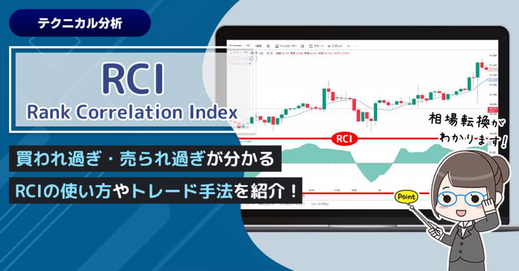 【バイナリーオプション】RCIの使い方とトレード手法