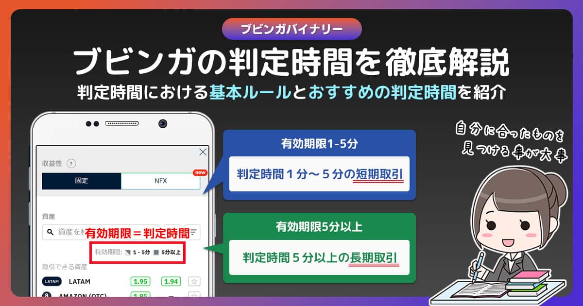 ブビンガバイナリーの判定時間（有効期限）とは？