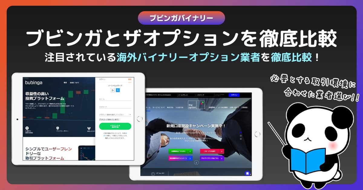 ブビンガバイナリーとザオプションの特徴・魅力を徹底比較！