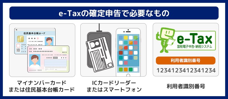 e-Taxによる確定申告に必要なもの