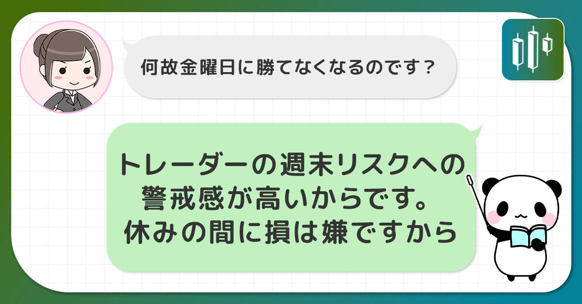バイナリーオプションは金曜日に勝てなく出来ている？