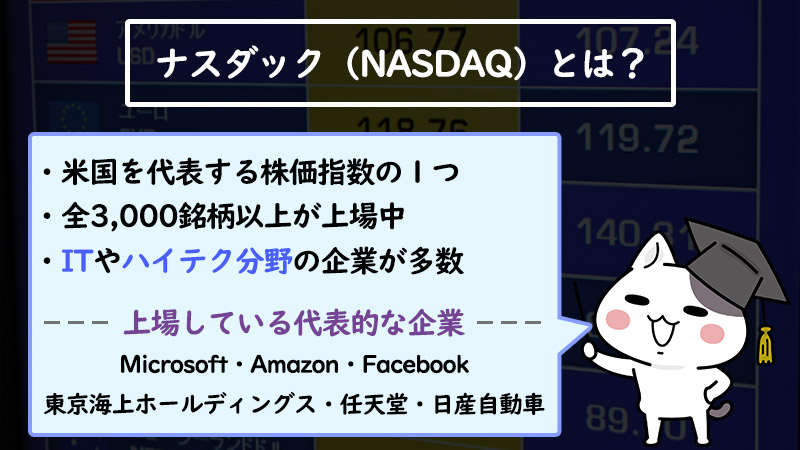 XM（XMTrading）でトレードすることが出来るナスダック（NASDAQ・US100）とは？